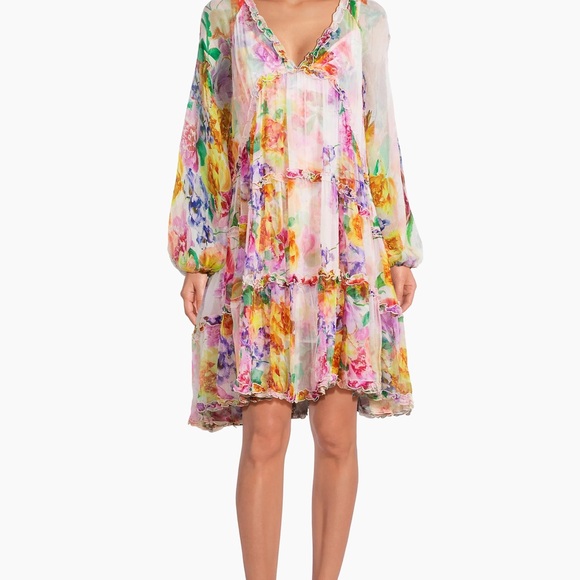 Johnny Was “Fiona Mini Silk Dress”. New with tags. - Picture 11 of 15